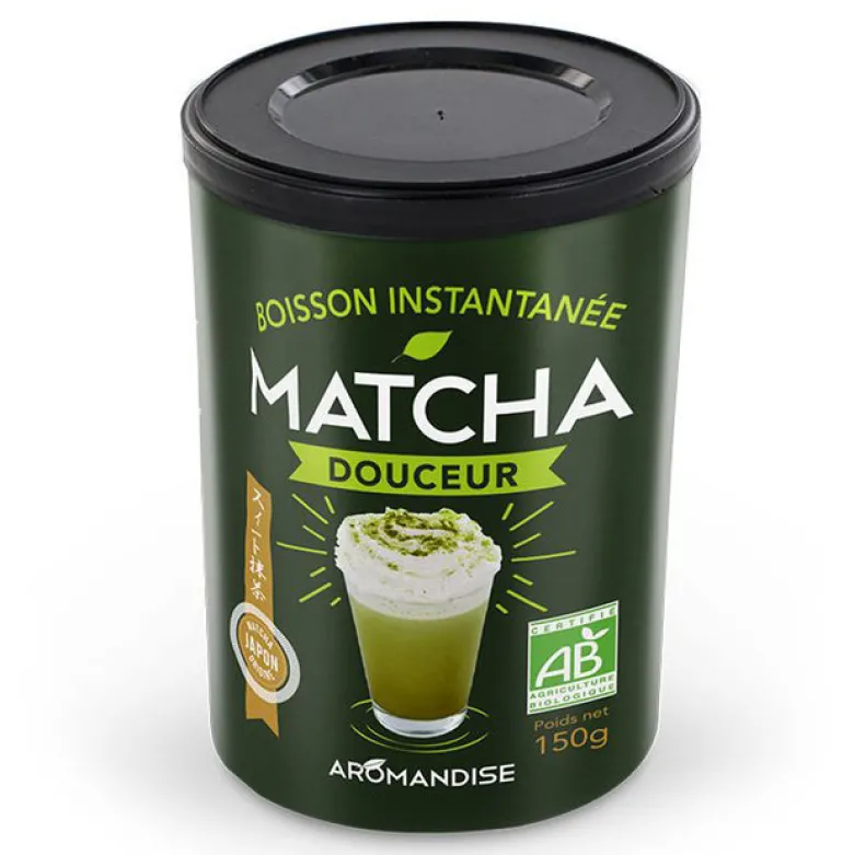 Boisson instantanée matcha douceur bio gourmande uji japon 150g