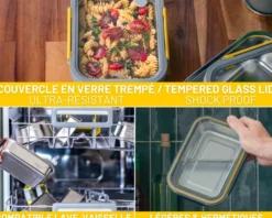 Boite alimentaire inox metalshock 800ml - pika