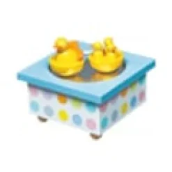 Boite a musique bois canard