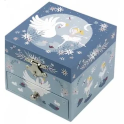 Boite a musique cube lac des cygnes ...