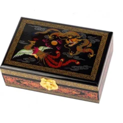 Boite à bijoux - dragon et phénix