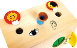Boite tactile des 3 sens