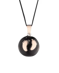 Bola de grossesse baby feet email noir