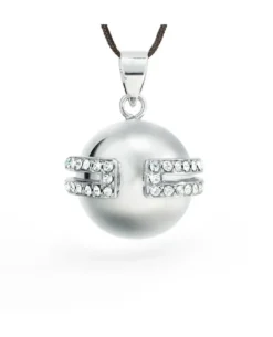 Bola de grossesse - déesse - rhodium