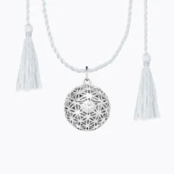 Bola fleur de vie argent