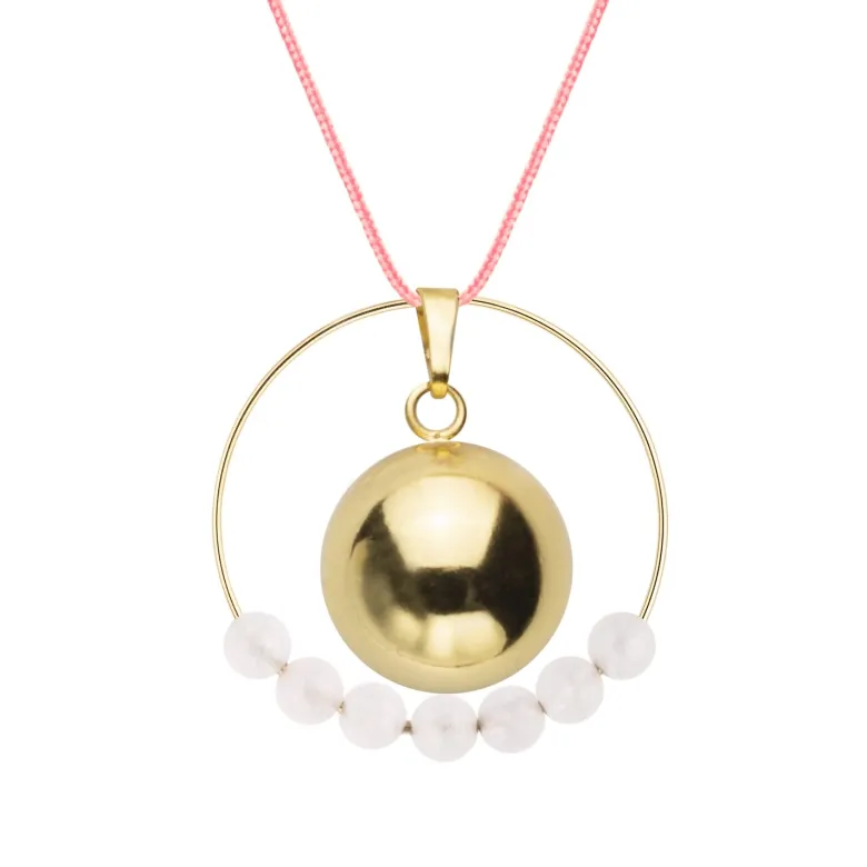 Bola quartz rose & cordon rose
