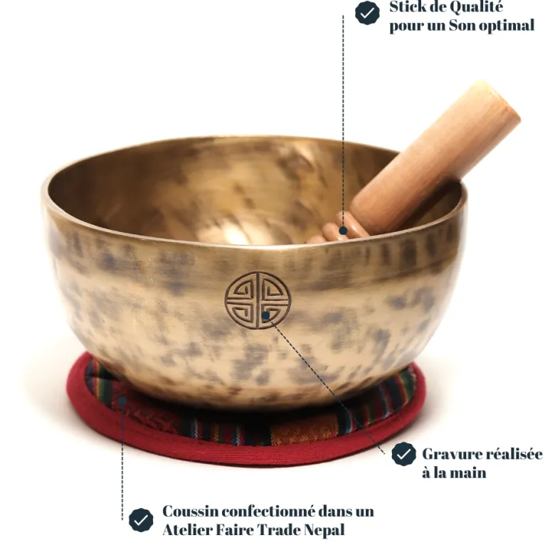 Bol chantant de compassion 17cm