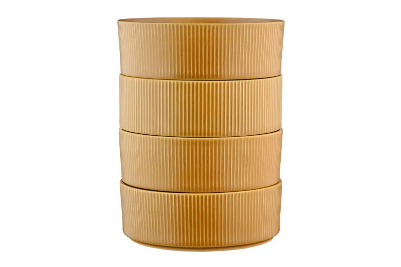 Bol 16,5cm - 4 pc - ocre