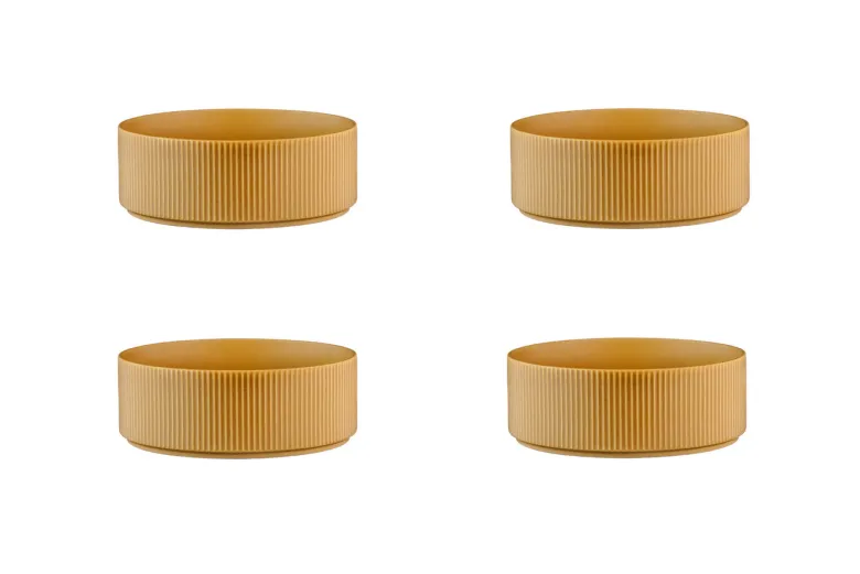 Bol 16,5cm - 4 pc - ocre