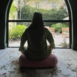 Bolster - coussin de yoga rose poudré