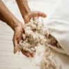 Bolster de yoga cylindrique coton et kap