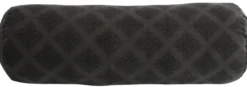 Bolster de yoga noir en kapok