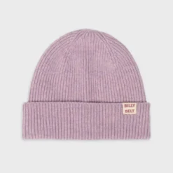Bonnet en laine violet