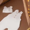 Bonnet en maille avec des petites oreill