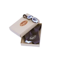Bonnet et lunettes de pilote de course