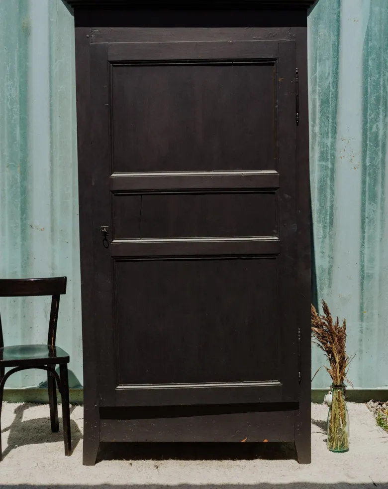 Bonnetière en bois noir n°433