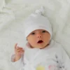 Bonnet naissance coton bio gots - m