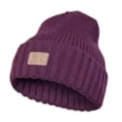 Bonnet tricoté côtelé ivanhoe en laine