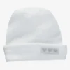 Bonnet tubulaire de naissance blanc 0 mo