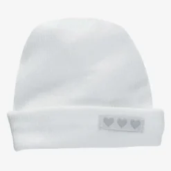 Bonnet tubulaire de naissance blanc 0 mo