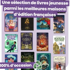 Bookibox coffret lecture surprise 3 livres d’occasion magie & fantaisie 9-12 ans