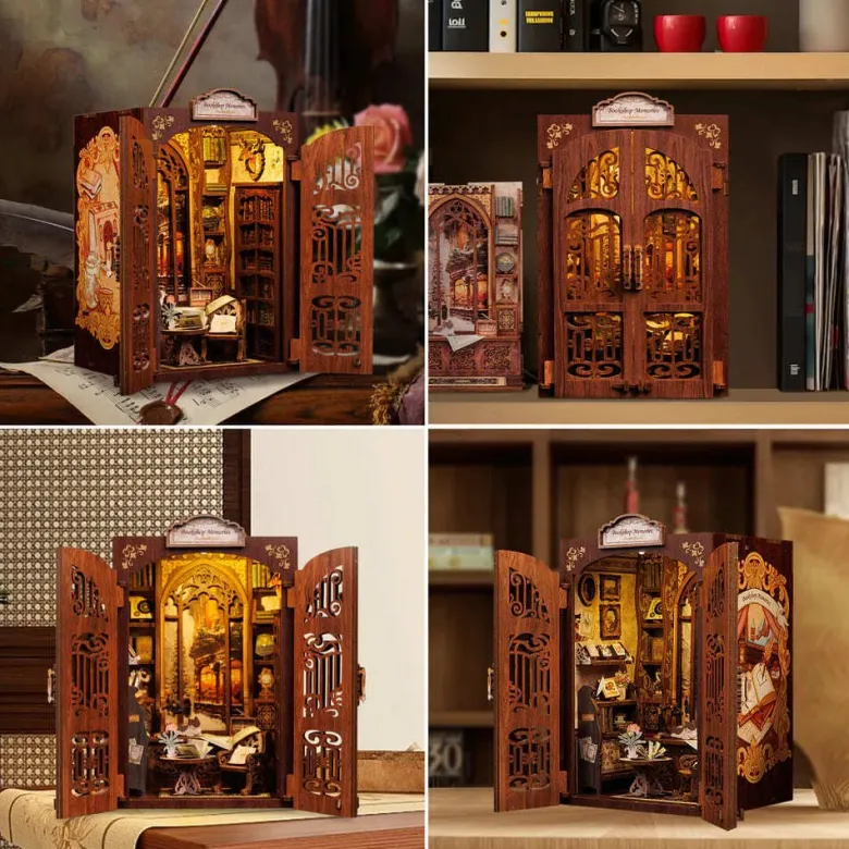 Bookshop memories - maquette booknook serre-livre