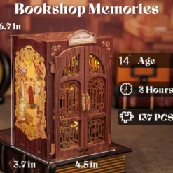 Bookshop memories - maquette booknook serre-livre