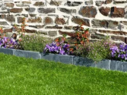 Bordure ardoise patinée 30 cm - pack 50 pièces - 15 mètres