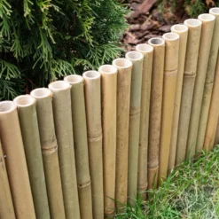 Bordure à planter en bambou - bois