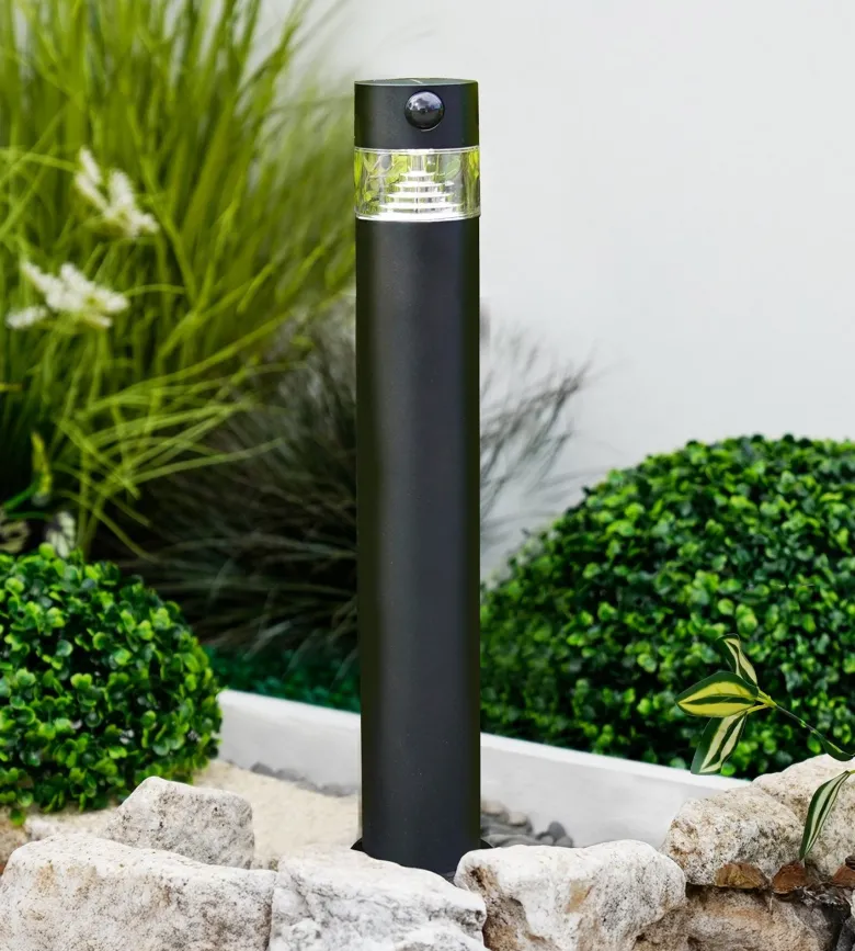Borne led solaire orion avec détecteur de mouvement