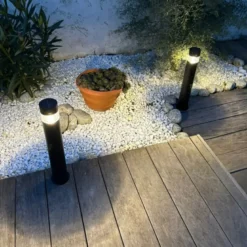 Borne led solaire orion avec détecteur de mouvement