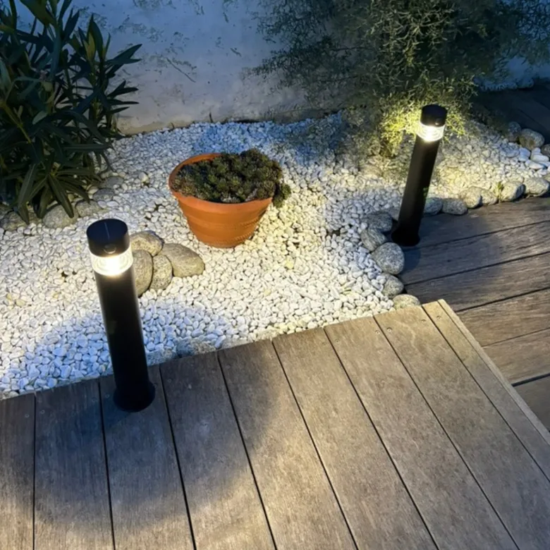 Borne led solaire orion avec détecteur de mouvement