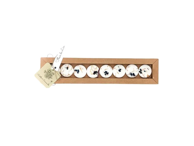Boîte de 8 fondants parfumés fleur de lin 23