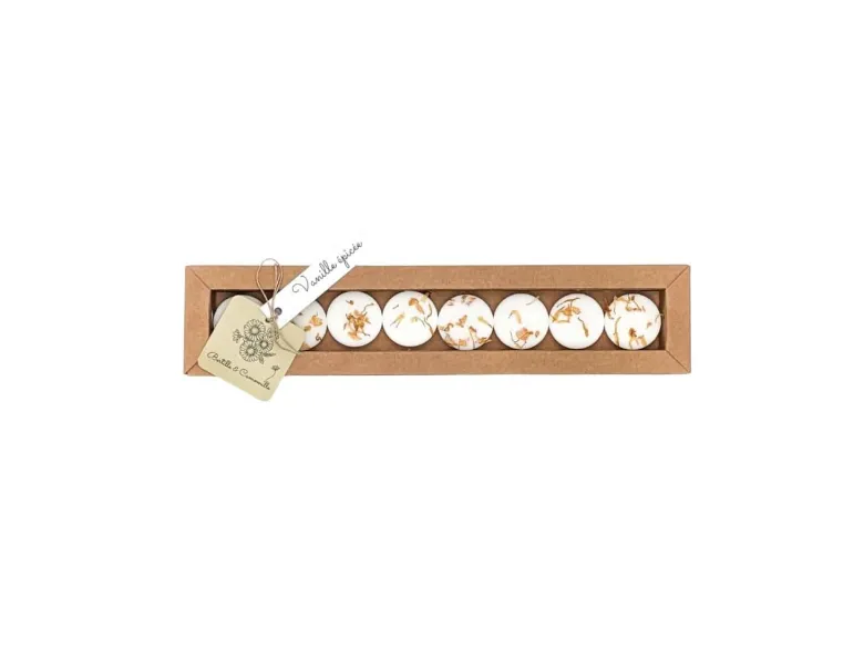 Boîte de 8 fondants parfumés vanille épicée 2