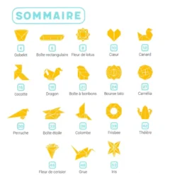Boîte d'origami traditionnel