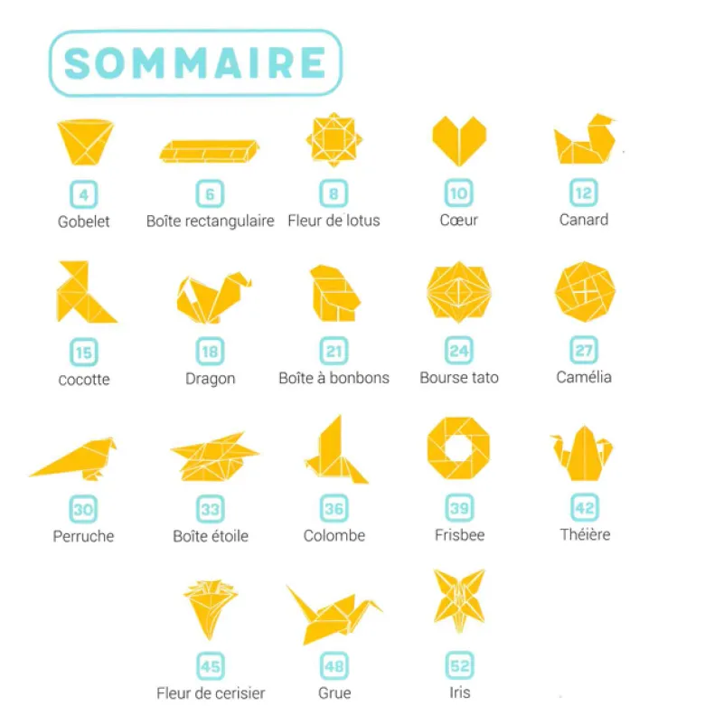 Boîte d'origami traditionnel