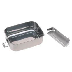 Boîte à goûter en inox et bambou na