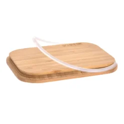 Boîte à goûter en inox et bambou na