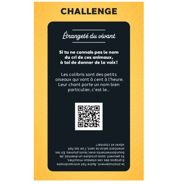 Boîte à quiz Bête de science Futura