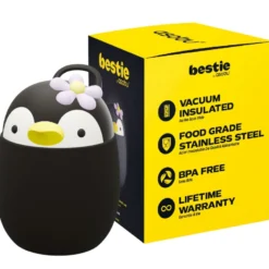 Boîte repas isotherme bestie foodie pingouin (600 ml)