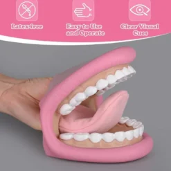Bouche géante avec langue