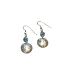 Boucles d'oreille ethniques abalone