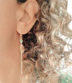 Boucles d'oreille ethniques caiçara