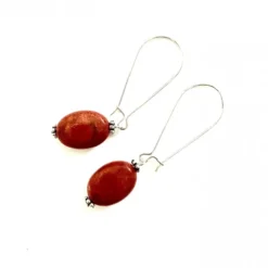 Boucles d'oreille longues gorgone