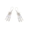 Boucles d'oreilles agate argent