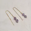 Boucles d'oreilles améthyste ilhéus