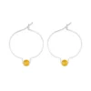 Boucles d'oreilles citrine & argent