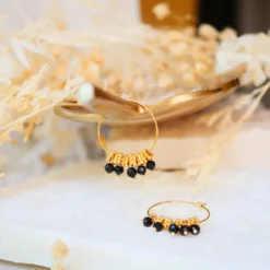 Boucles d'oreilles drishti spinelle