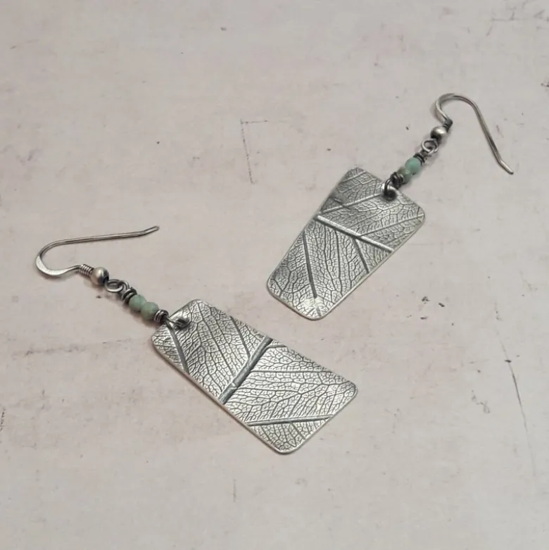 Boucles d'oreilles ethniques turquoise