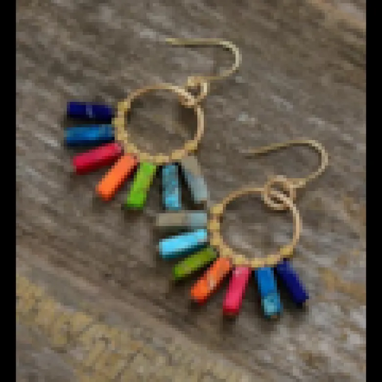 Boucles d'oreilles ouverture des chakras